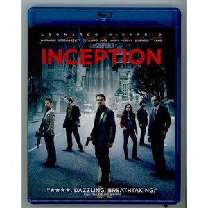 INCEPTION on BLU-RAY Leonardo DiCaprio Michael Caine, Extra Disc of Bonus! PG-13